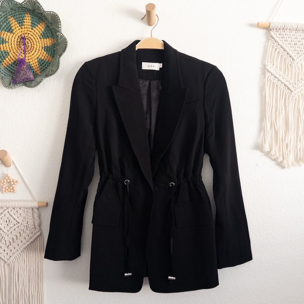 A.L.C. Black Collins Blazer Jacket Size 2